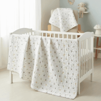 Premium Kantha Comforter for Kids Flower design