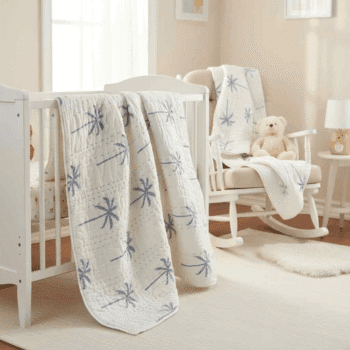 Palm Tree Hand-Made Cotton Comforter