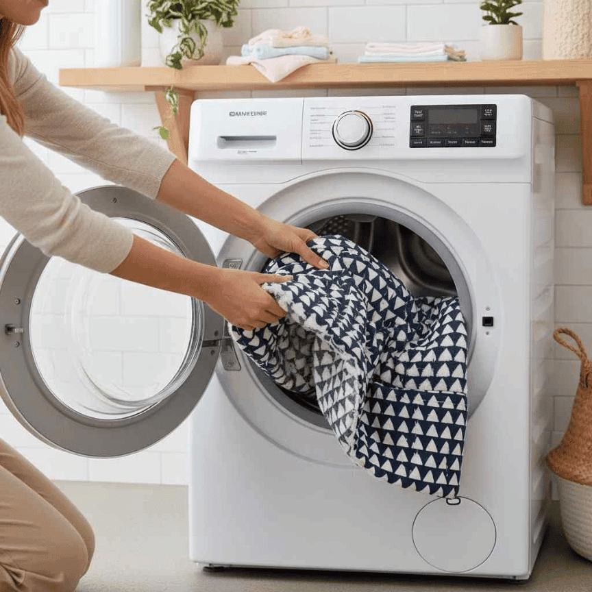 Indigo Dreams Baby Comforter – Handmade Kantha Style 100% Cotton (0–3 Years) - Image 3