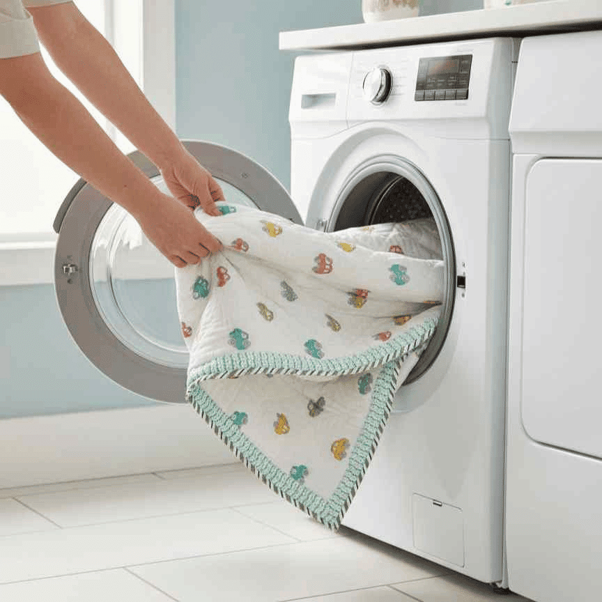 Tiny Cars Baby Comforter – Handblock 100% Cotton (0–5 Years) - Image 3