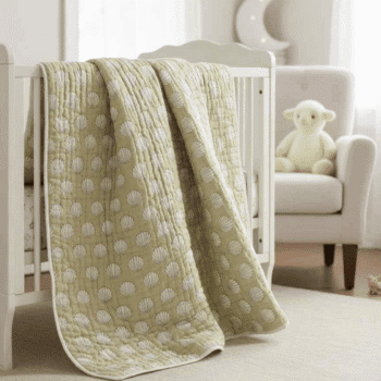 Sea Shell Kantha Premium Print Baby Comforter