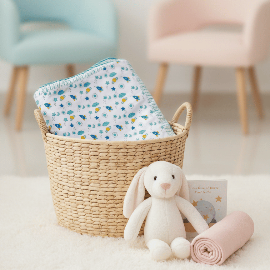 Space Dreams Cotton Dohar for Kids (0-5 Years) - Image 2