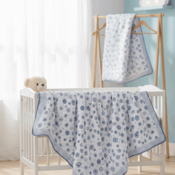 Blue Evil Eye Dohar for Kids