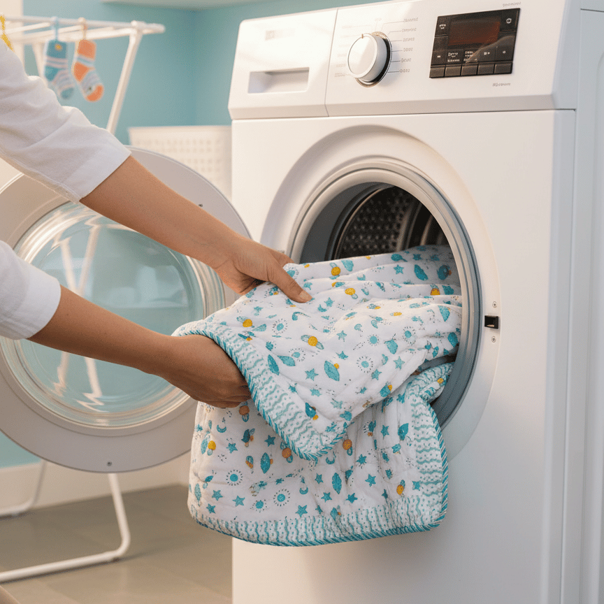 Space Dreams Cotton Dohar for Kids (0-5 Years) - Image 4