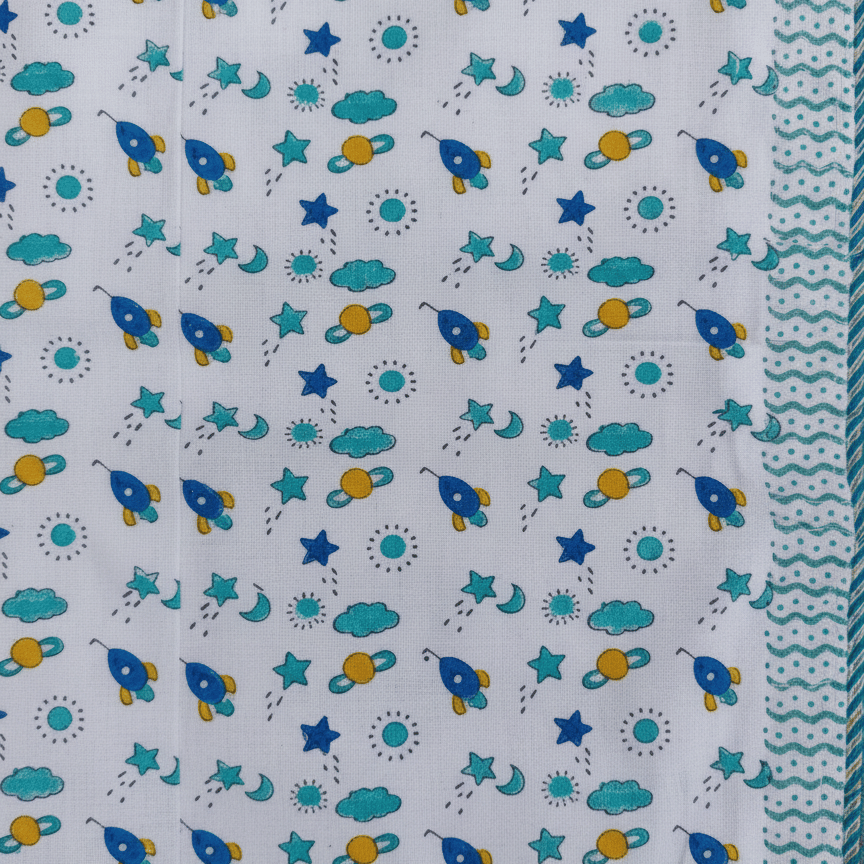 Space Dreams Cotton Dohar for Kids (0-5 Years) - Image 5
